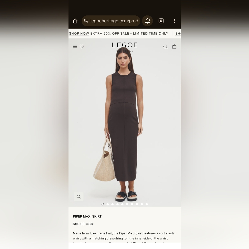 Légoe Heritage Maxi Skirt